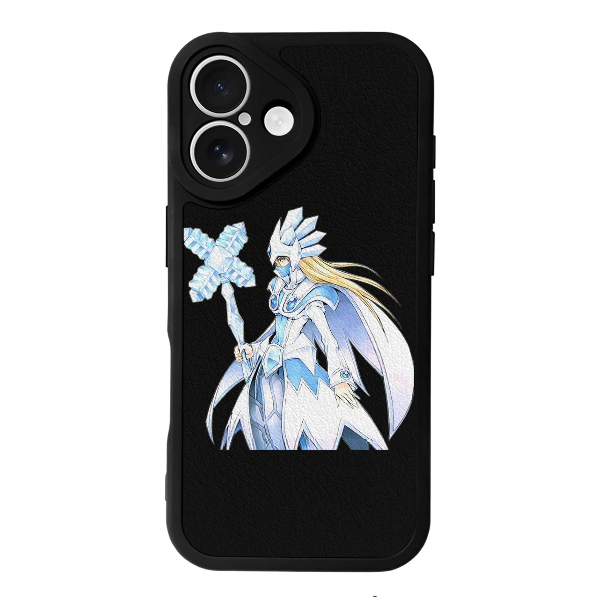 （画像用） 遊☆戯☆王 Yu-Gi-Oh! 【iPhone 16シリーズ対応】シリコンスマホケース（レザー調） 材質：シリコン